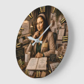 Funny Mona Lisa Interior Designer Home Decor Grote Klok (Hoek)