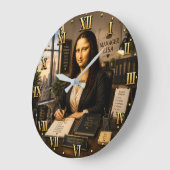 Funny Mona Lisa Manager Office Decor Grote Klok (Hoek)