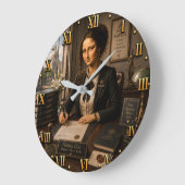 Funny Mona Lisa Notary Office Decor Grote Klok (Hoek)