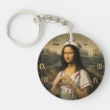 Funny Mona Lisa Nurse RN & Nursing Office Decor 