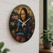 Funny Mona Lisa Paramedic EMS & First Responder Grote Klok