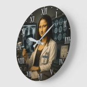 Funny Mona Lisa Radiologist Radiology Office Decor Grote Klok (Hoek)