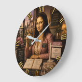 Funny Mona Lisa Real Estate Agent Grote Klok (Hoek)