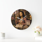 Funny Mona Lisa Real Estate Agent Grote Klok (Huis)