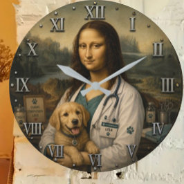 Funny Mona Lisa Veterinarian Veterinary Clinic Grote Klok