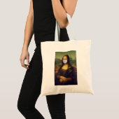 Funny Monalisa Wears Coronavirus Facial Masker Tote Bag (Voorkant (product))