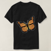 Funny Monarch Butterfly Art Mannen Vrouwen Entomol T-shirt (Design voorkant)