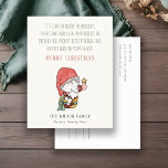Funny Money Cash Abundance Santa Kerstwijn Feestdagenkaart<br><div class="desc">Als u nog meer aanpassingen nodig hebt,  kunt u mij op yellowfebstudio@gmail.com vrij klikken.</div>