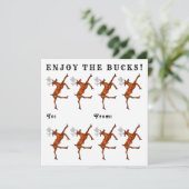 Funny Money Kerstfeestdag-kaarten Kaart (Staand voorkant)