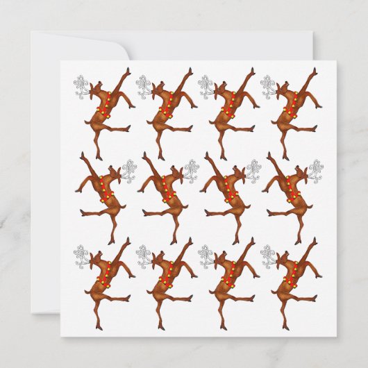 Funny Money Kerstfeestdag-kaarten Kaart (Achterkant)