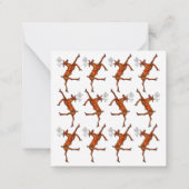 Funny Money Kerstfeestdag-kaarten Notitiekaartje (Achterkant)