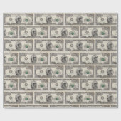 Funny Money Million Dollar Rich Vibes Print Cadeaupapier (Vlak)
