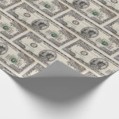 Funny Money Million Dollar Rich Vibes Print Cadeaupapier (Hoek)