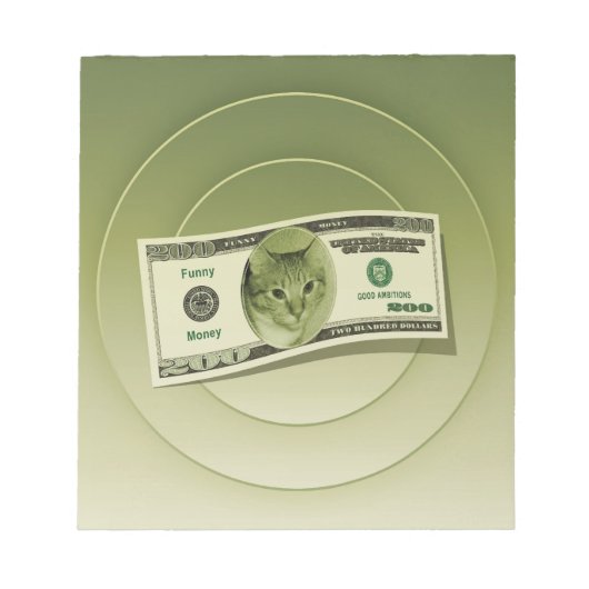 Funny Money Notitieblok (Voorkant)