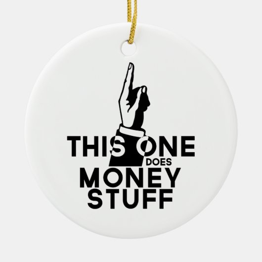 Funny Money Ornament -  dat dit geld kost (Voorkant)
