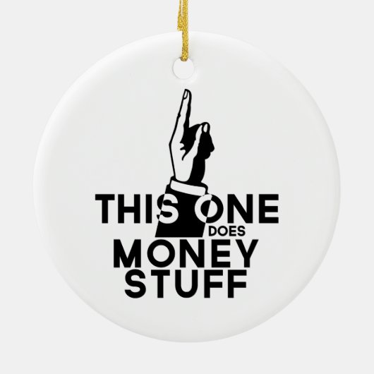 Funny Money Ornament -  dat dit geld kost (Achterkant)