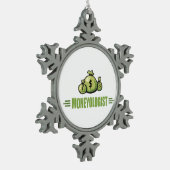 Funny Money Tin Sneeuwvlok Ornament (Links)