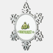 Funny Money Tin Sneeuwvlok Ornament (Rechts)