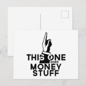 Funny Money - Vintage Deze doet geld Briefkaart (Voorkant / Achterkant)