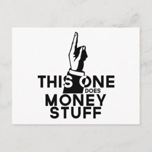 Funny Money - Vintage Deze doet geld Briefkaart