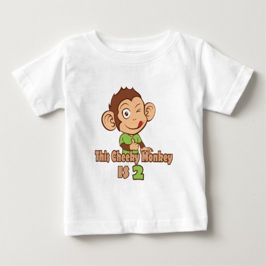 Funny Monkey 2 jaar oud (Voorkant)