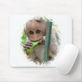 Funny Monkey Afbeelding Muismat (Met muis)