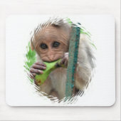 Funny Monkey Afbeelding Muismat (Voorkant)