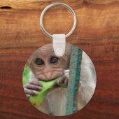 Funny Monkey Afbeelding Sleutelhanger (Voorkant)