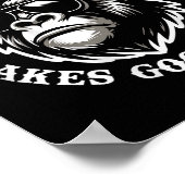 Funny Monkey Bad Choices Make Good Stories (Op Ter Poster (Hoek)