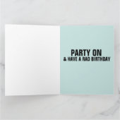 FUNNY MONKEY BIRTHDAY OVERGEZIEN KAART (Binnen)