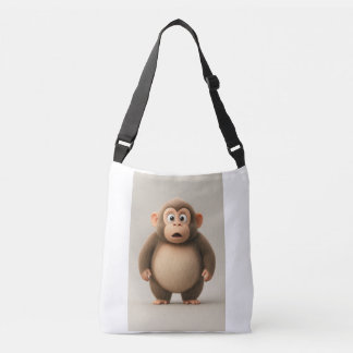 Funny Monkey Canvas tas