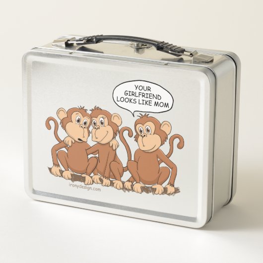 Funny Monkey Cartoon Design (Achterkant)