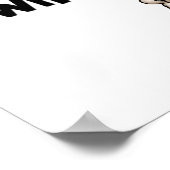 Funny Monkey Cartoon Joke Poster (Hoek)