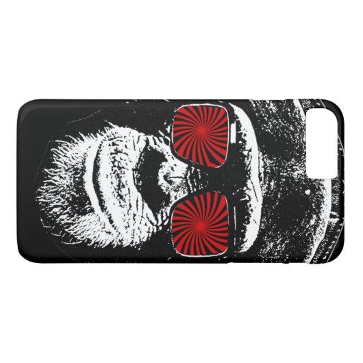 Funny monkey Case-Mate iPhone case (Achterkant (Horizontaal))