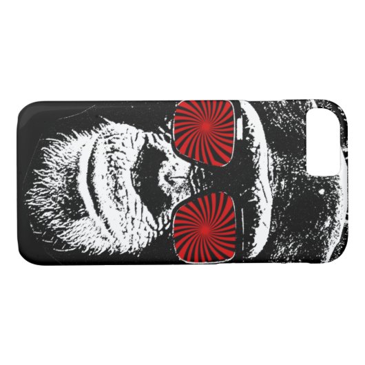 Funny monkey Case-Mate iPhone case (Achterkant (Horizontaal))