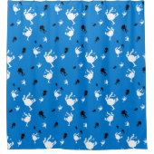 Funny Monkey Douchegordijn – Eigenzinnige Chimpans (Voorkant)