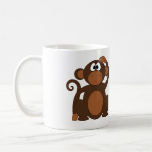 Funny monkey koffiemok