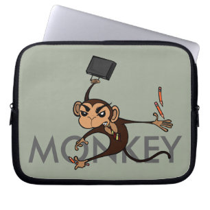 FUNNY MONKEY LAPTOP SLEEP SLEEVE