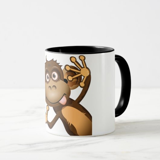 Funny Monkey Mok (Voorkant rechts)