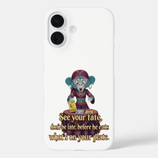 Funny Monkey Mystic Case-Mate iPhone Case (Achterkant)