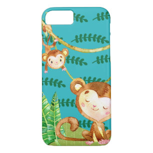 Funny Monkey Oerwoud Fun iPhone 8/7 Hoesje