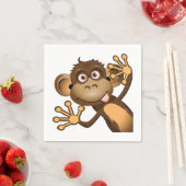 Funny Monkey Paper Napkins Servet (Insitu)