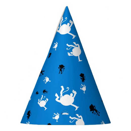 Funny Monkey Party Pet - Speelse Primate Verjaarda Feesthoedjes (Links)