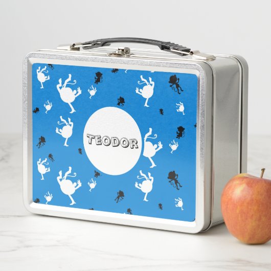 Funny Monkey Personalized Metal Lunch Box (In situ)