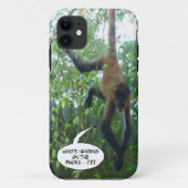 Funny Monkey Phone Case (Achterkant)
