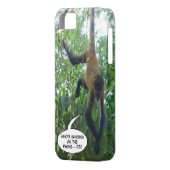 Funny Monkey Phone Case (Achterkant Links)