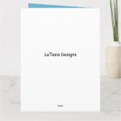 Funny Monkey & Roses Apology  Kaart (Achterkant)