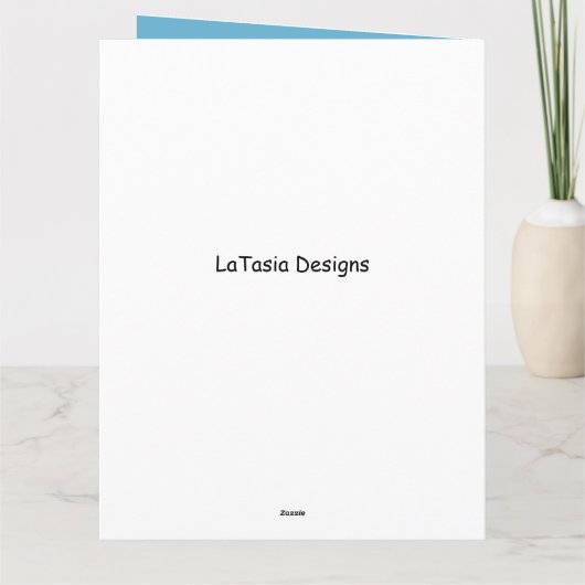 Funny Monkey & Roses Apology Kaart (Achterkant)