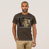 Funny Monkey Shirt: Monkeys als kunstcritici T-shirt (Voorkant volledig)