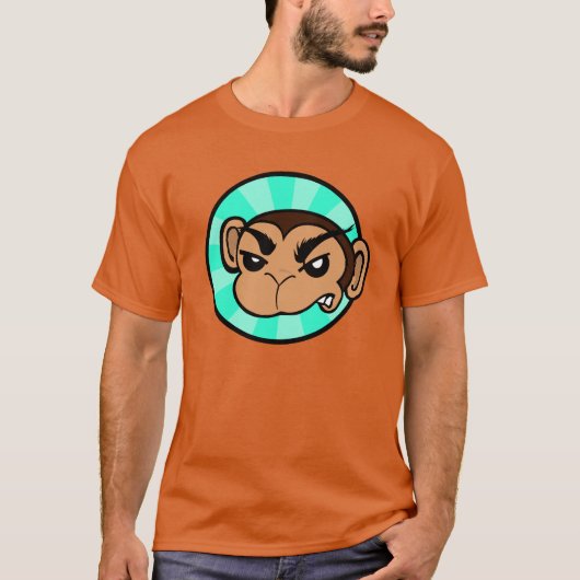 FUNNY MONKEY SHORT SLEEVE T-SHIRT (Voorkant)